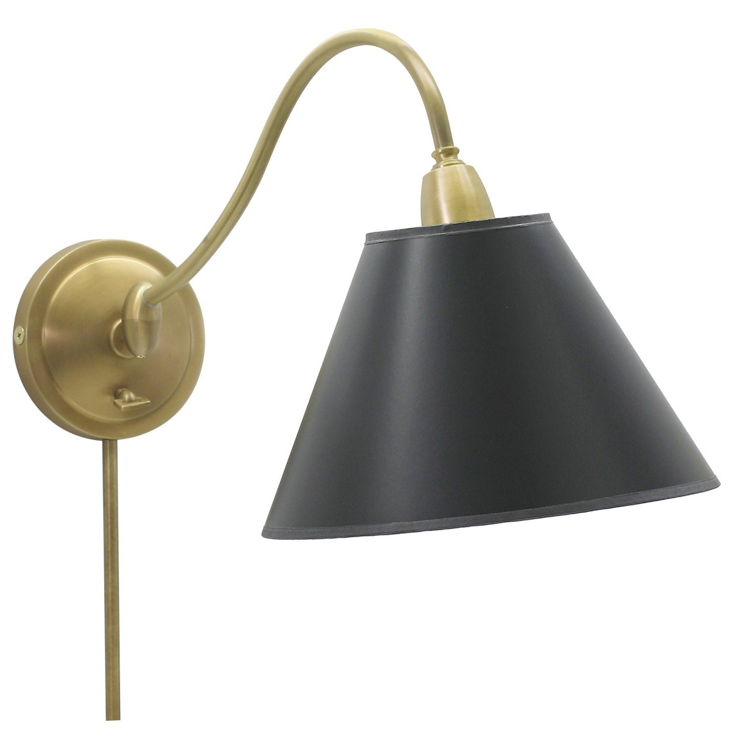 House of Troy - HP725-WB-BP - One Light Wall Sconce - Hyde Park - Weathered Brass