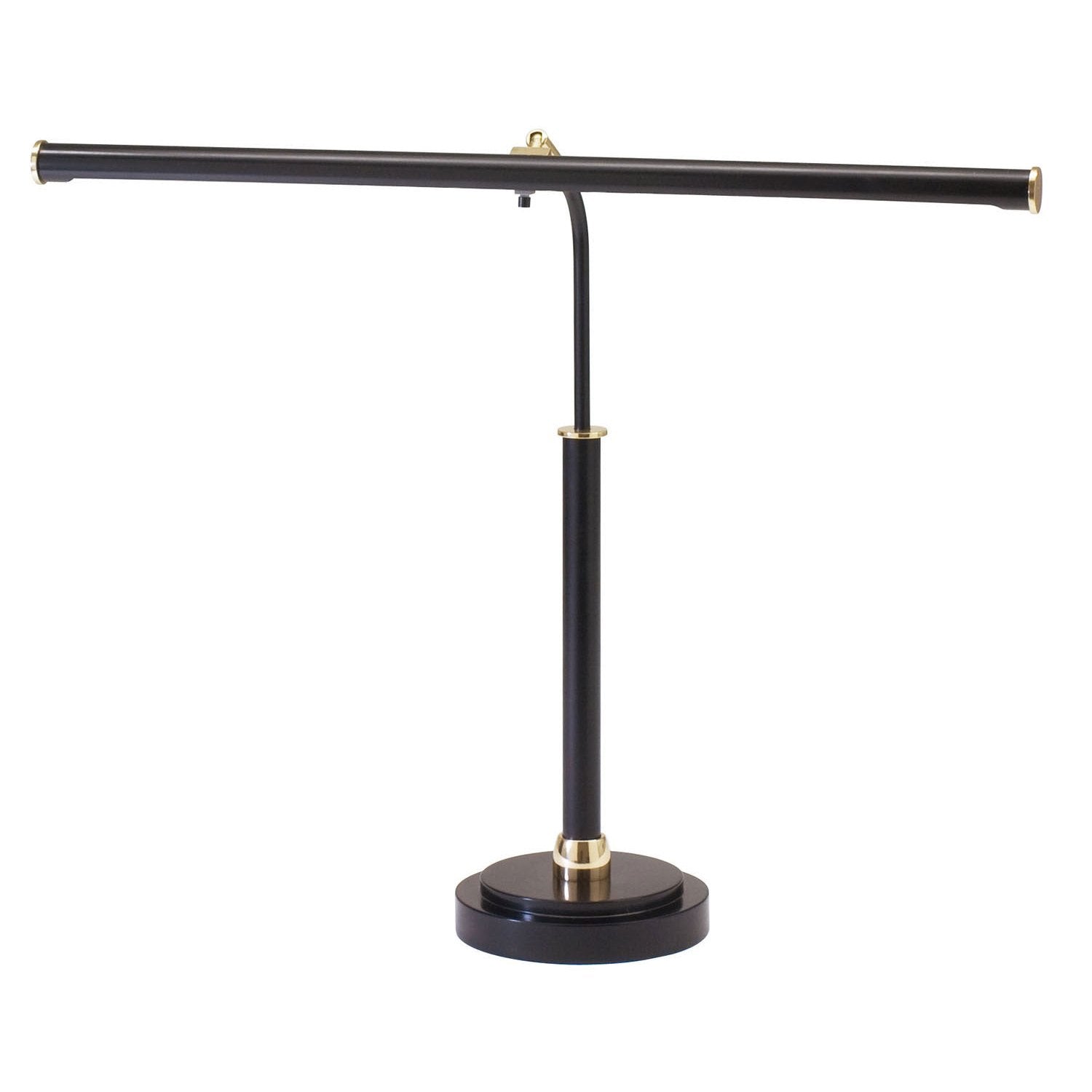 House of Troy - PLED100-617 - LED Piano Lamp - Piano/Desk - Black & Brass