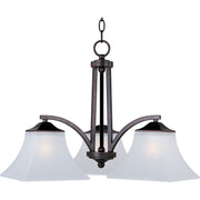 Maxim - 20094FTOI - Three Light Chandelier - Aurora - Oil Rubbed Bronze