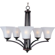 Maxim - 20095FTOI - Five Light Chandelier - Aurora - Oil Rubbed Bronze