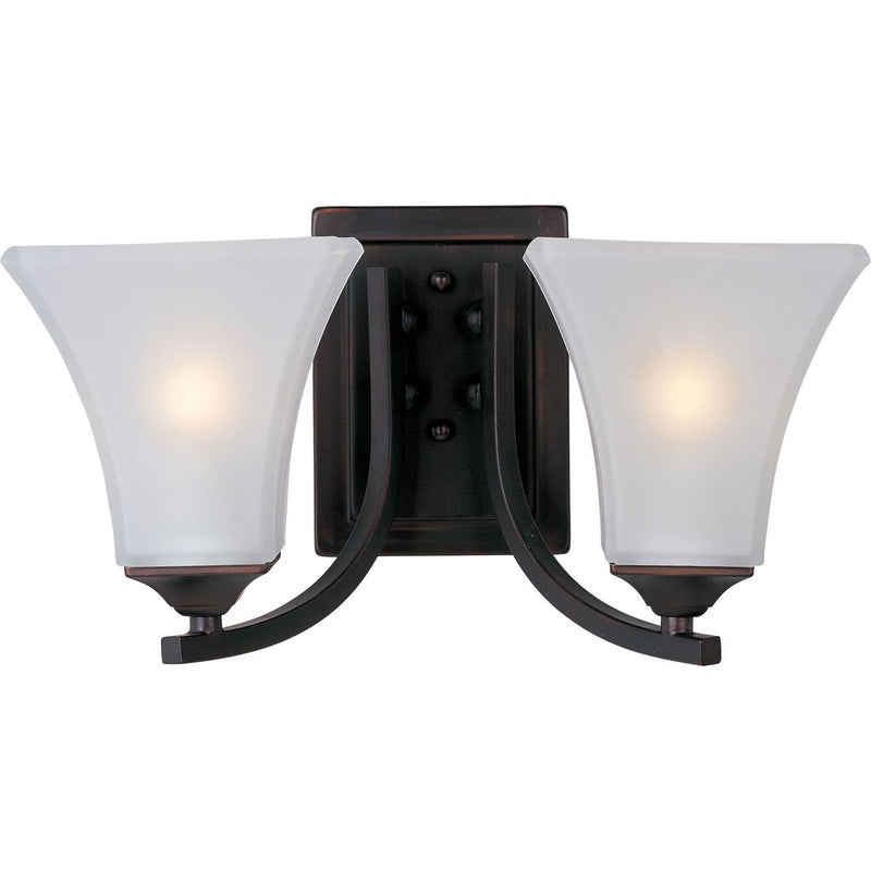 Maxim - 20099FTOI - Two Light Bath Vanity - Aurora - Oil Rubbed Bronze