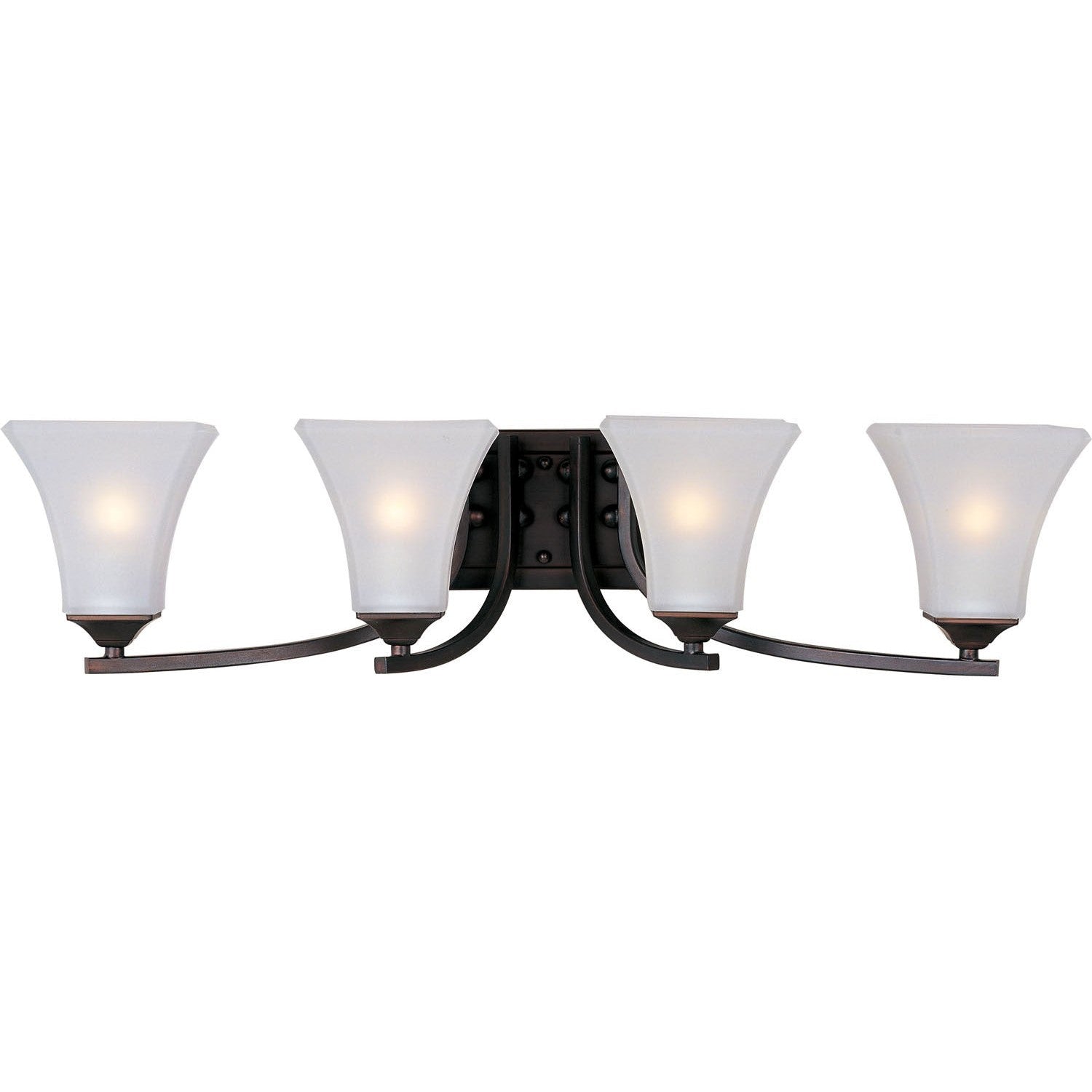 Maxim - 20101FTOI - Four Light Bath Vanity - Aurora - Oil Rubbed Bronze