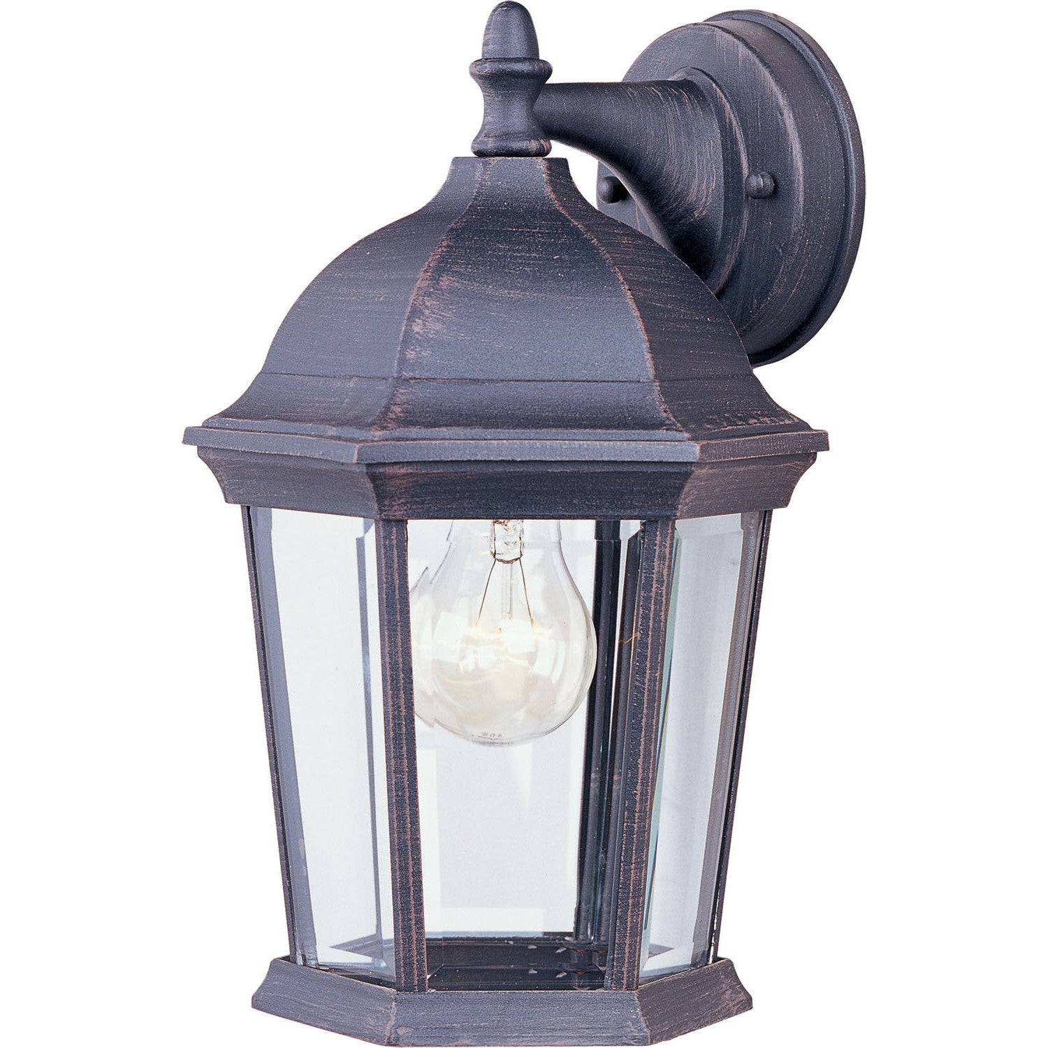 Maxim - 1024RP - One Light Outdoor Wall Lantern - Builder Cast - Rust Patina