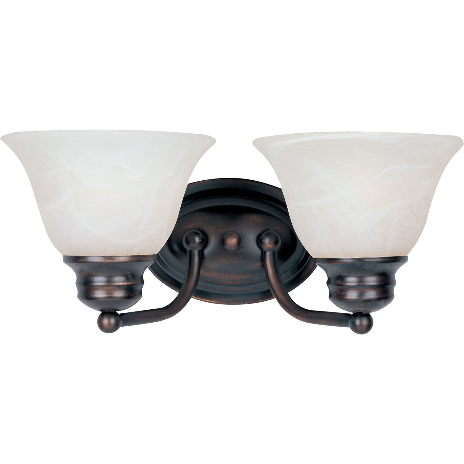 Maxim - 2687MROI - Two Light Bath Vanity - Malaga - Oil Rubbed Bronze