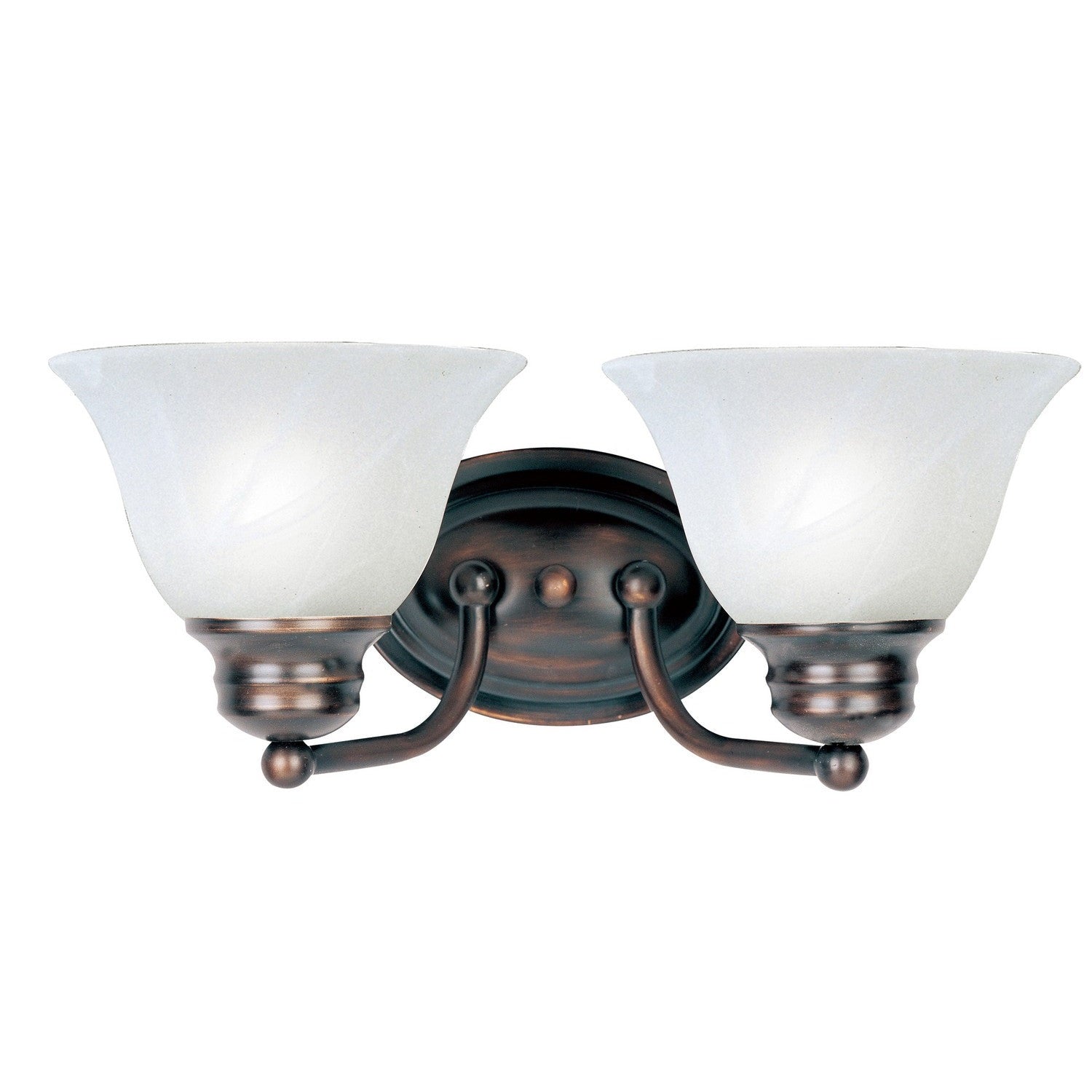Maxim - 2687MROI - Two Light Bath Vanity - Malaga - Oil Rubbed Bronze