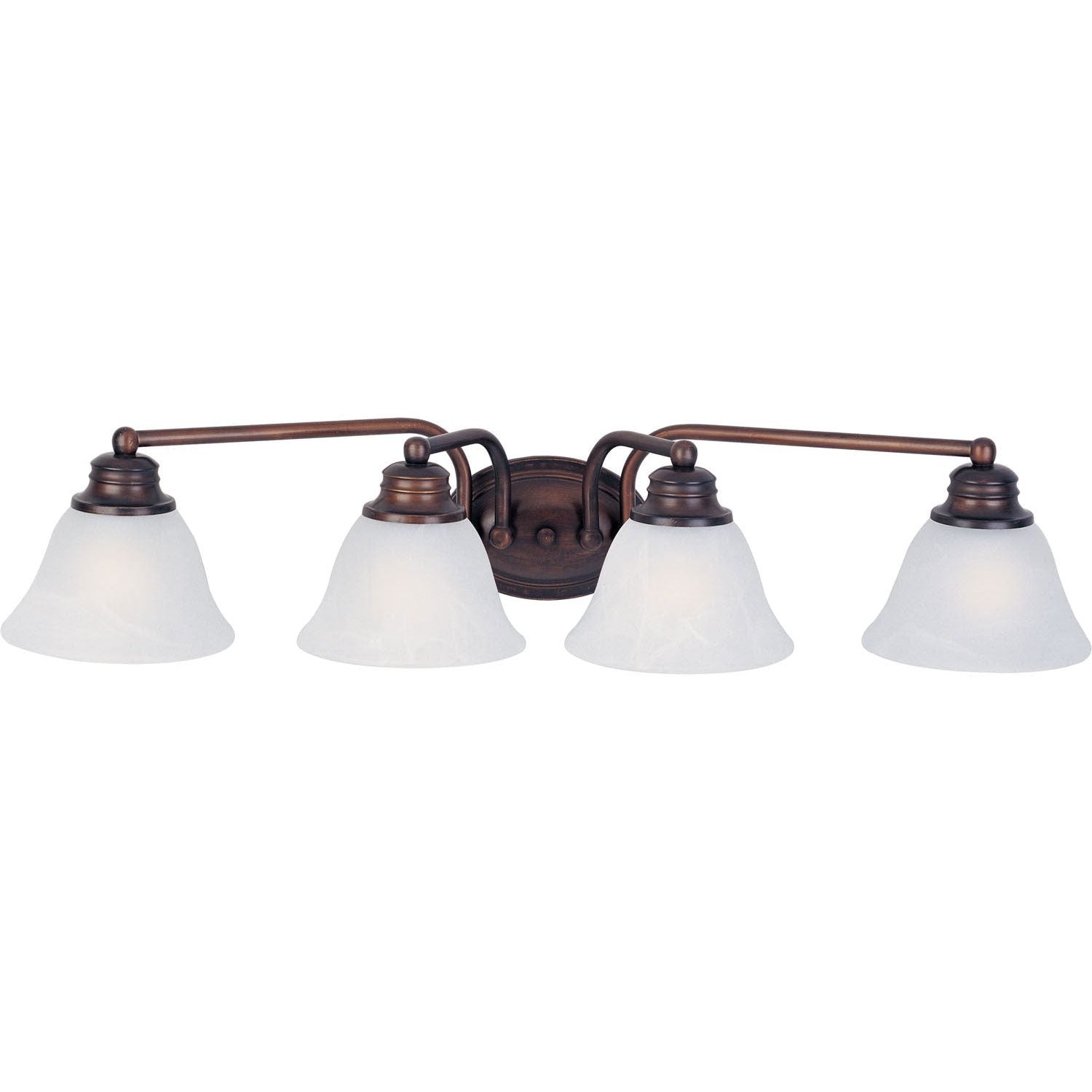 Maxim - 2689MROI - Four Light Bath Vanity - Malaga - Oil Rubbed Bronze