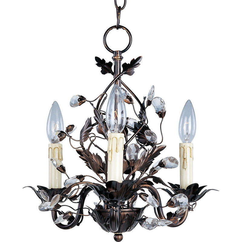 Maxim - 2855OI - Three Light Chandelier - Elegante - Oil Rubbed Bronze