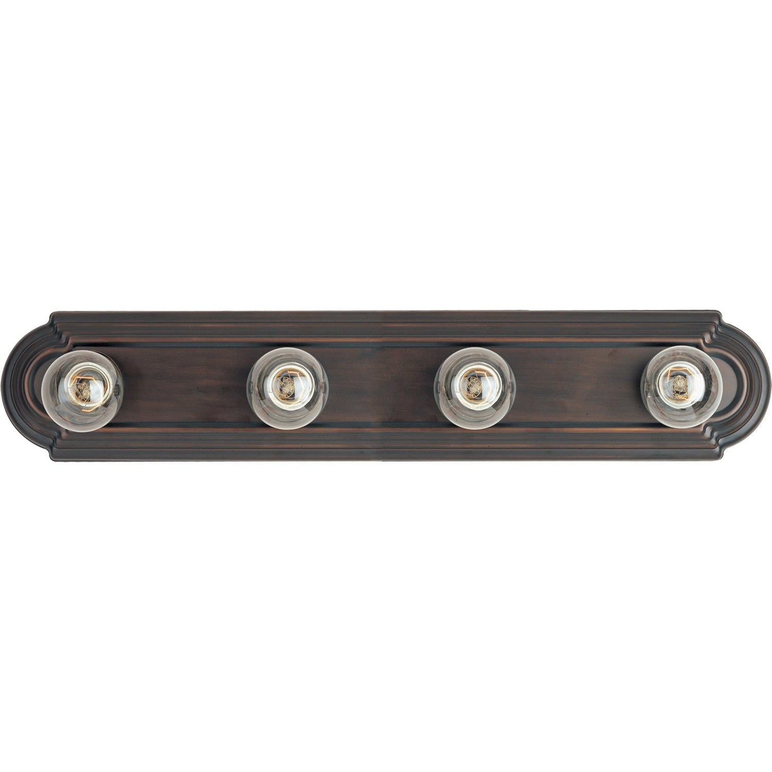 Maxim - 7124OI - Four Light Bath Vanity - Essentials - 712x - Oil Rubbed Bronze