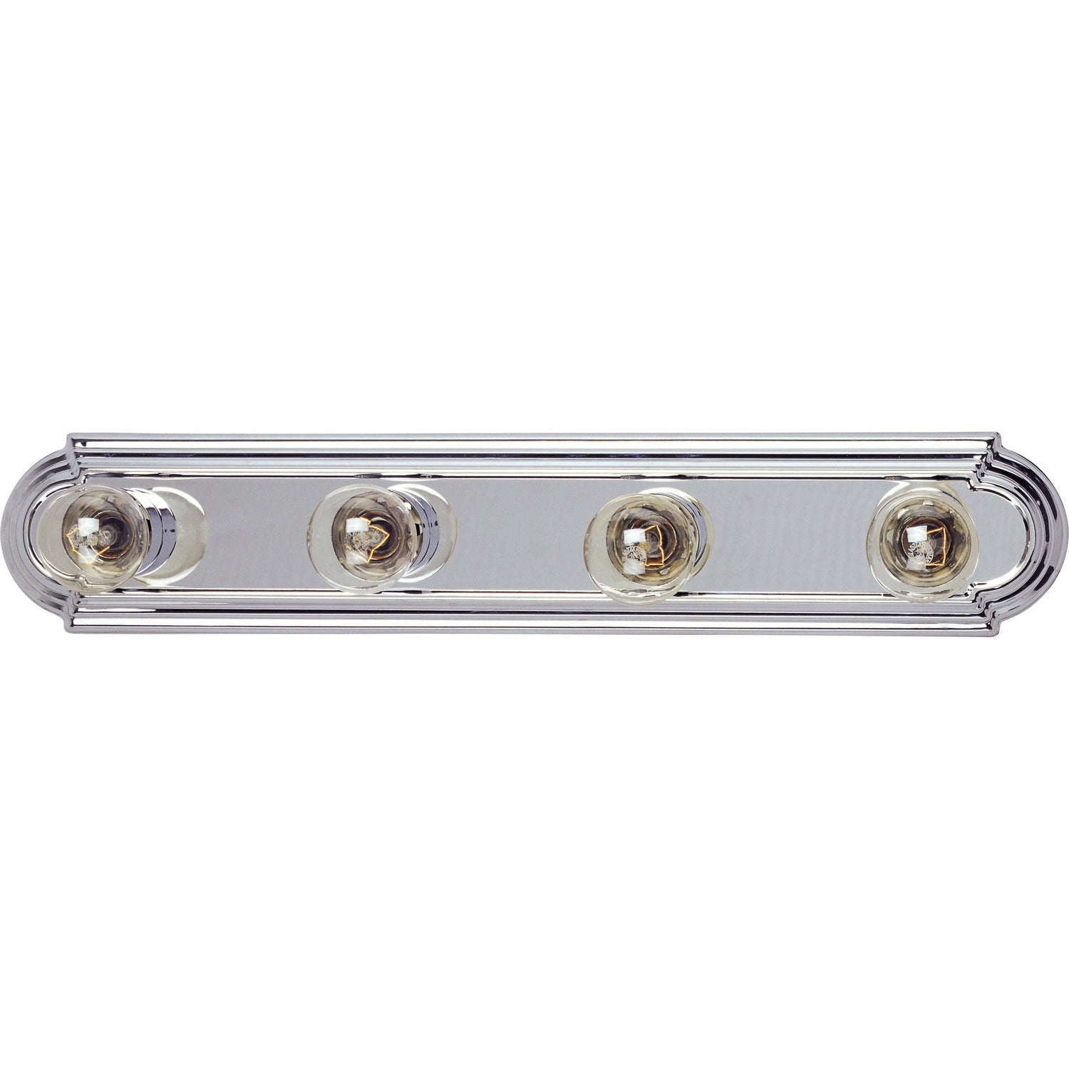Maxim - 7124PC - Four Light Bath Vanity - Essentials - 712x - Polished Chrome