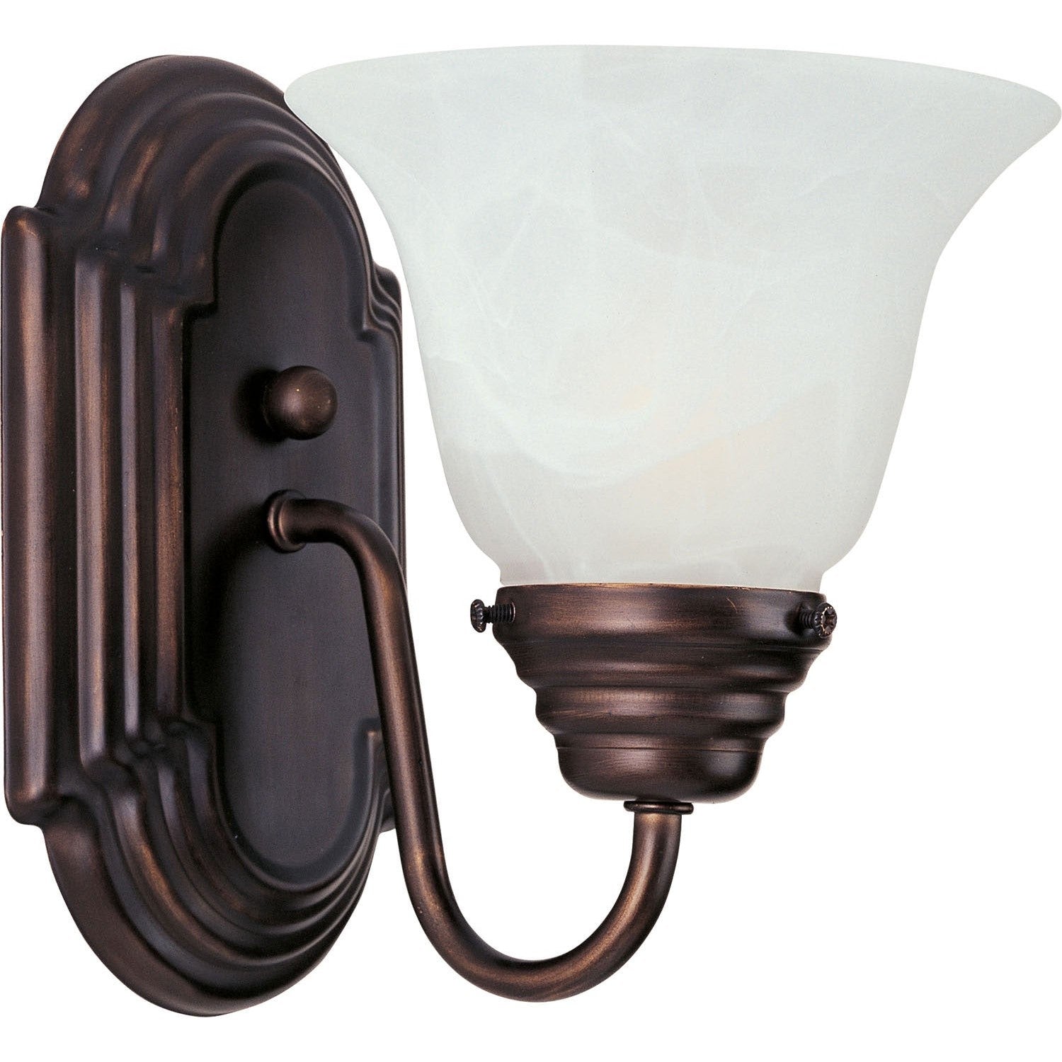 Maxim - 8011MROI - One Light Wall Sconce - Essentials - 801x - Oil Rubbed Bronze