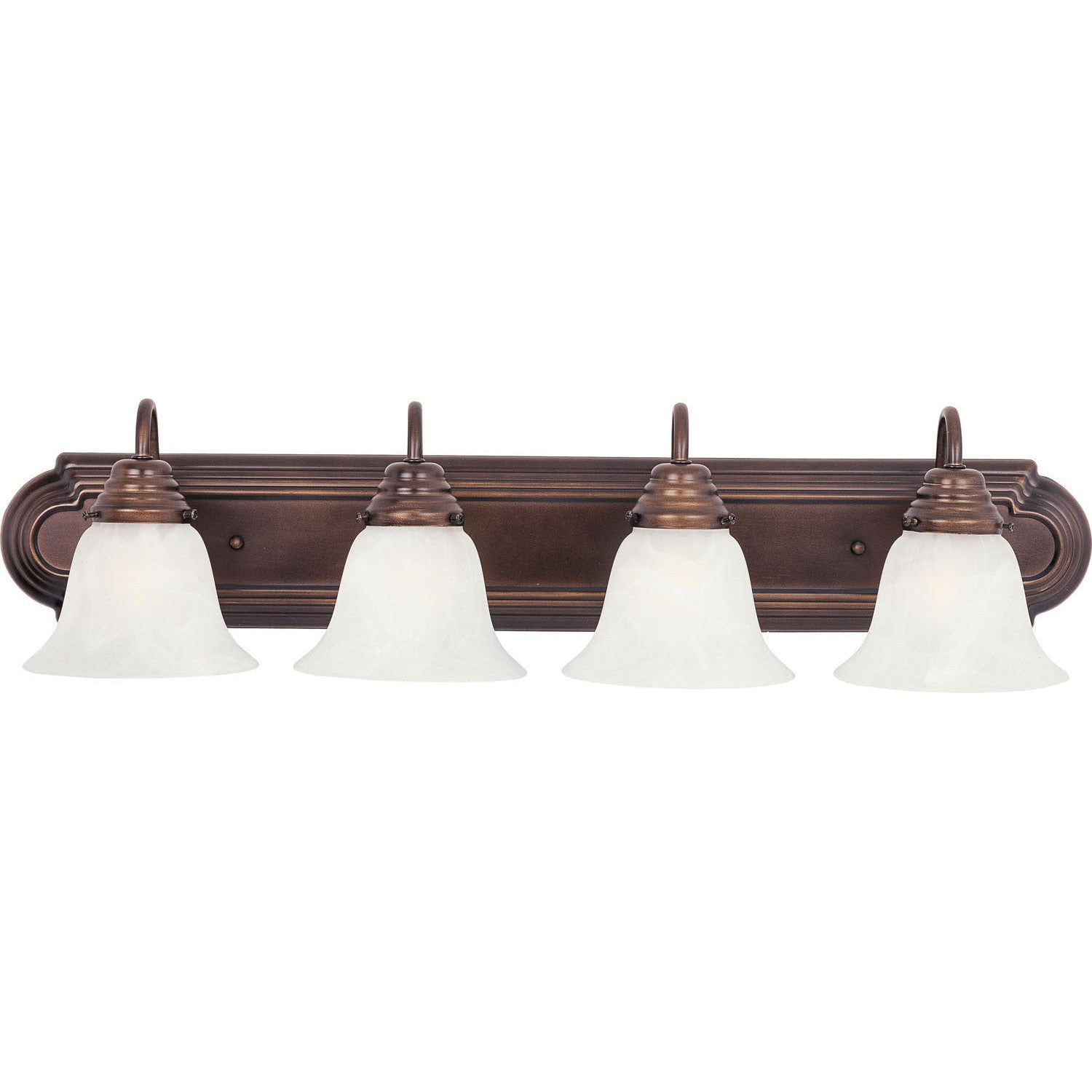 Maxim - 8014MROI - Four Light Bath Vanity - Essentials - 801x - Oil Rubbed Bronze