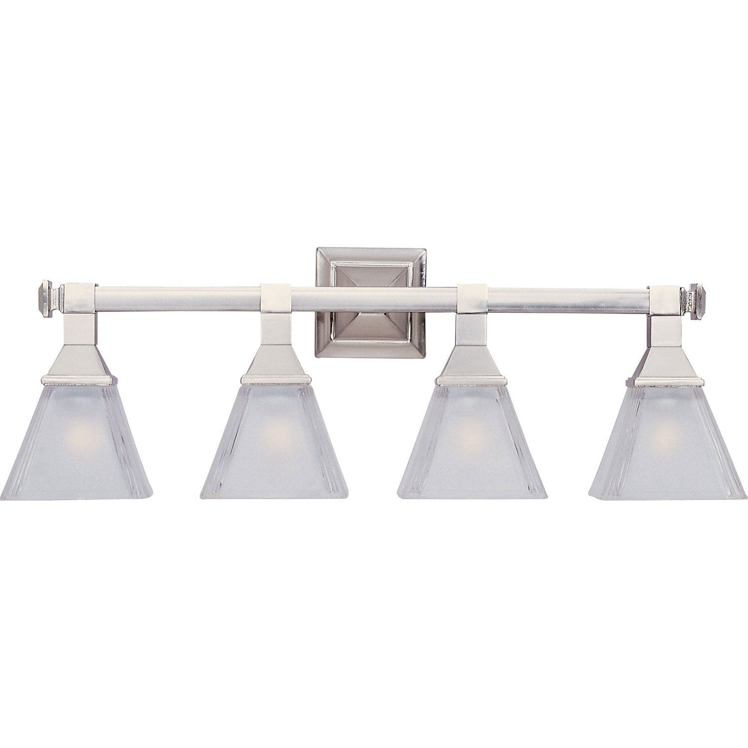 Maxim - 11079FTSN - Four Light Bath Vanity - Brentwood - Satin Nickel