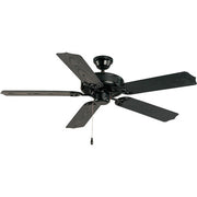 Maxim - 89915BK - 52"Outdoor Ceiling Fan - Basic-Max - Black