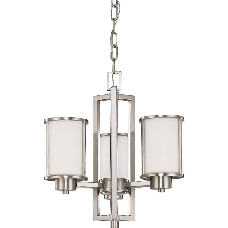Nuvo Lighting - 60-2851 - Three Light Chandelier - Odeon - Brushed Nickel