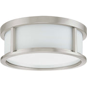 Nuvo Lighting - 60-2859 - Two Light Flush Mount - Odeon - Brushed Nickel