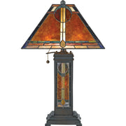 Quoizel - NX615TVA - Three Light Table Lamp - San Gabriel - Valiant Bronze
