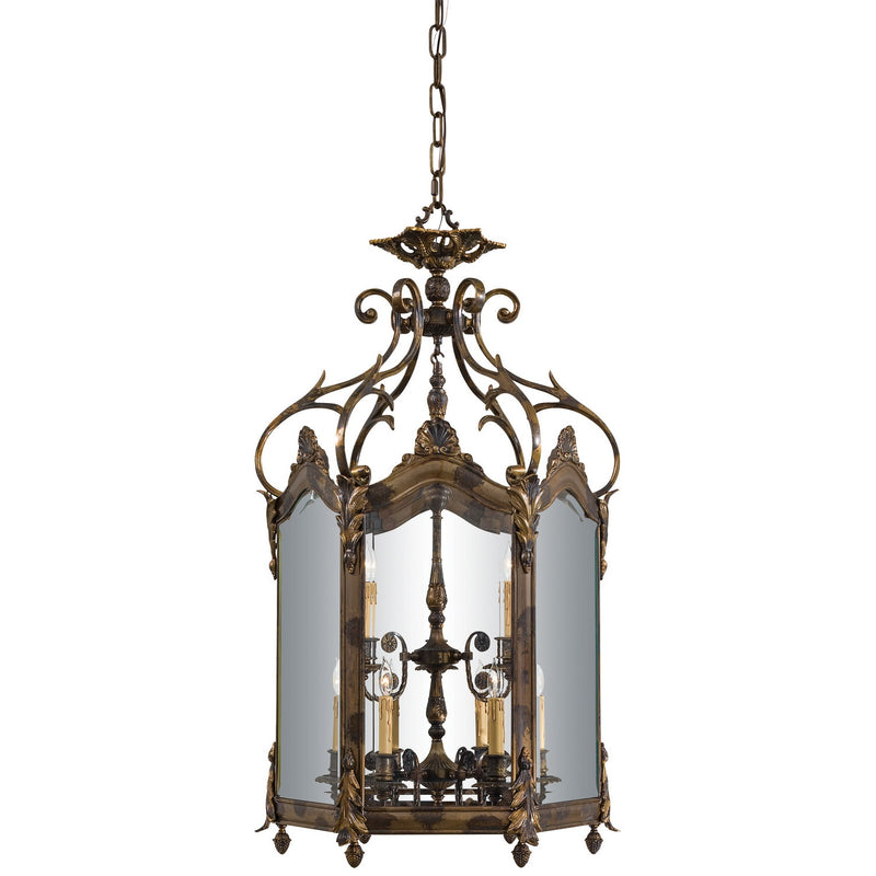 Metropolitan - N952011 - Nine Light Foyer Pendant - Metropolitan - Oxide Brass