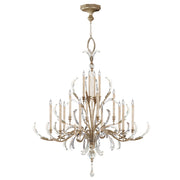 Fine Art Handcrafted Lighting - 739640ST - 16 Light Chandelier - Beveled Arcs - Silver