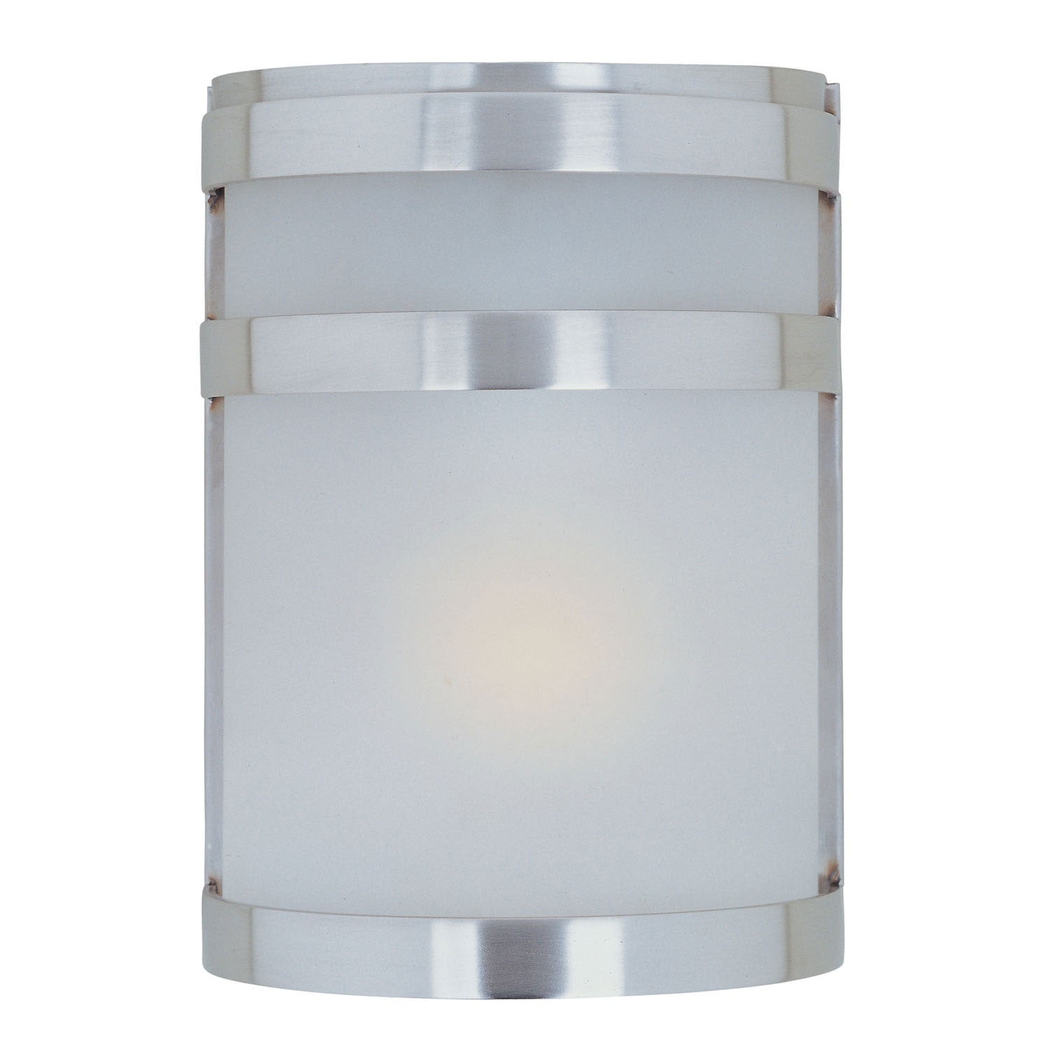 Maxim - 5000FTSST - One Light Outdoor Wall Lantern - Arc - Stainless Steel