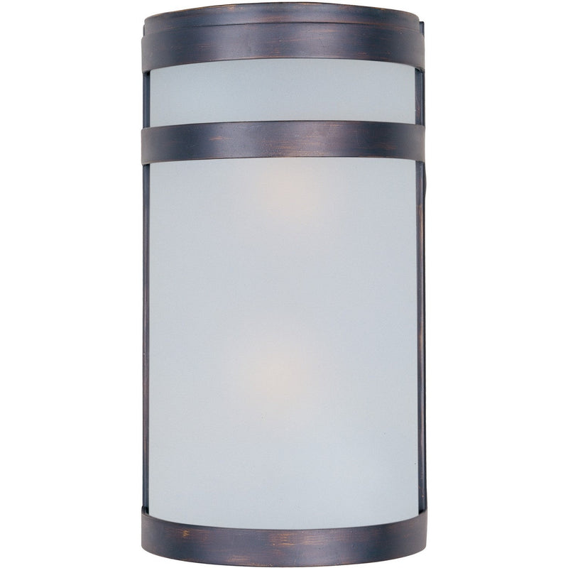 Maxim - 5002FTOI - Two Light Outdoor Wall Lantern - Arc - Oil Rubbed Bronze