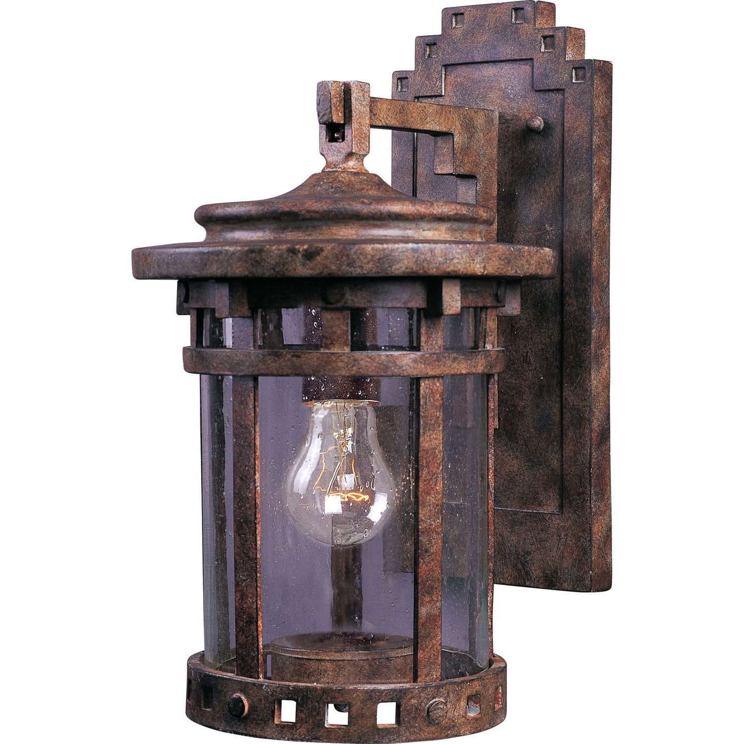 Maxim - 40033CDSE - One Light Outdoor Wall Lantern - Santa Barbara VX - Sienna