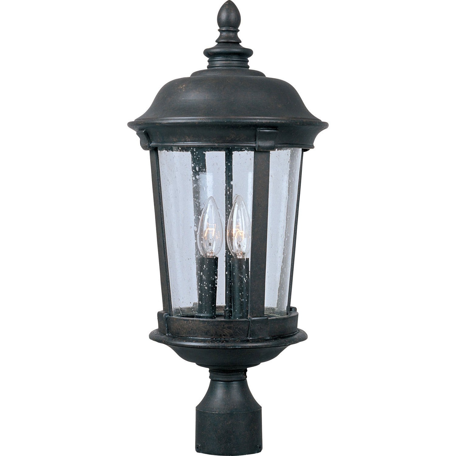 Maxim - 40091CDBZ - Three Light Outdoor Pole/Post Lantern - Dover VX - Bronze