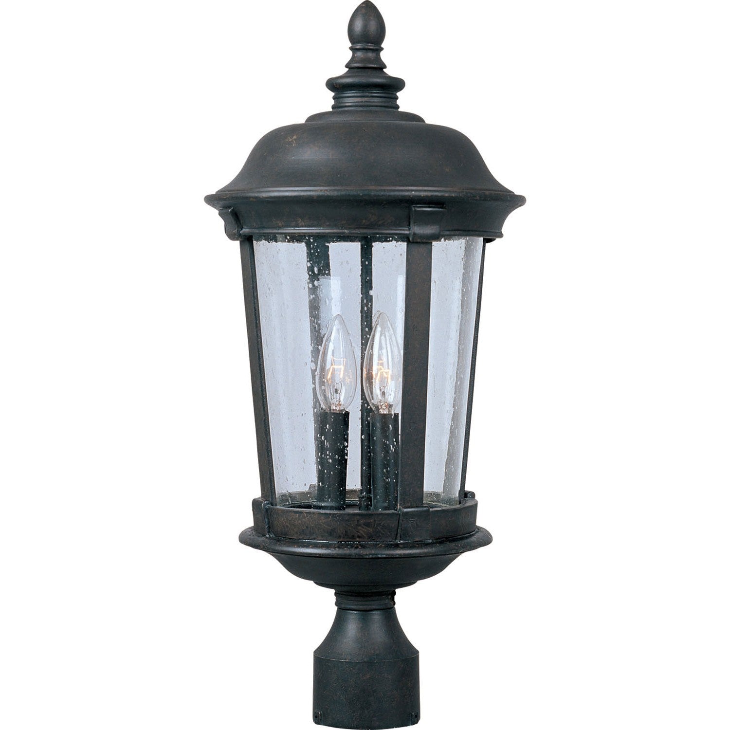 Maxim - 40092CDBZ - Three Light Outdoor Pole/Post Lantern - Dover VX - Bronze