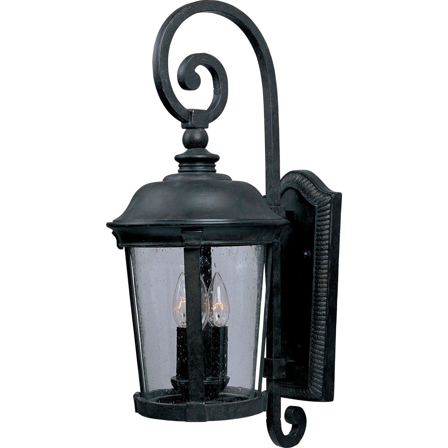 Maxim - 40095CDBZ - Three Light Outdoor Wall Lantern - Dover VX - Bronze