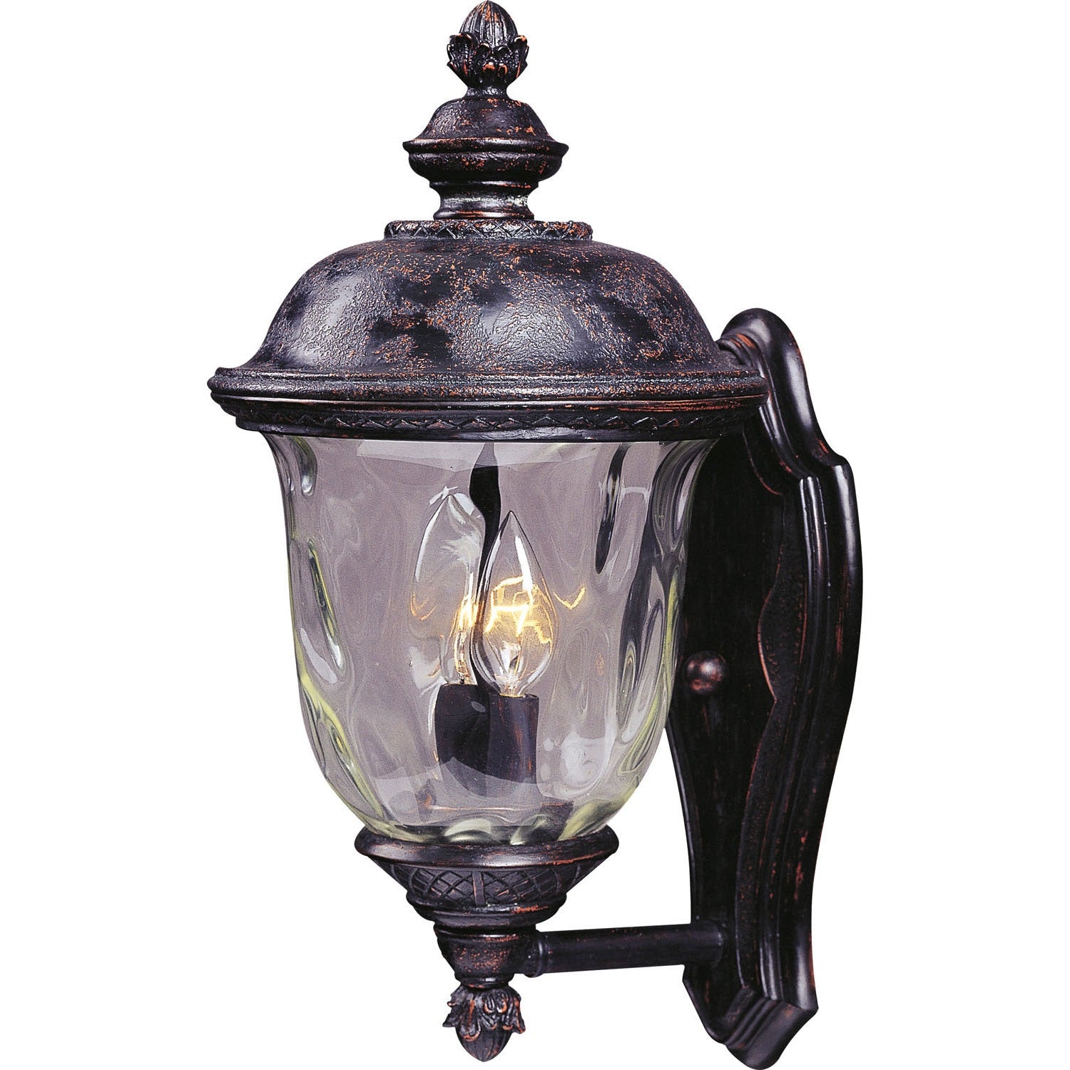 Maxim - 40422WGOB - Two Light Outdoor Wall Lantern - Carriage House VX - Oriental Bronze