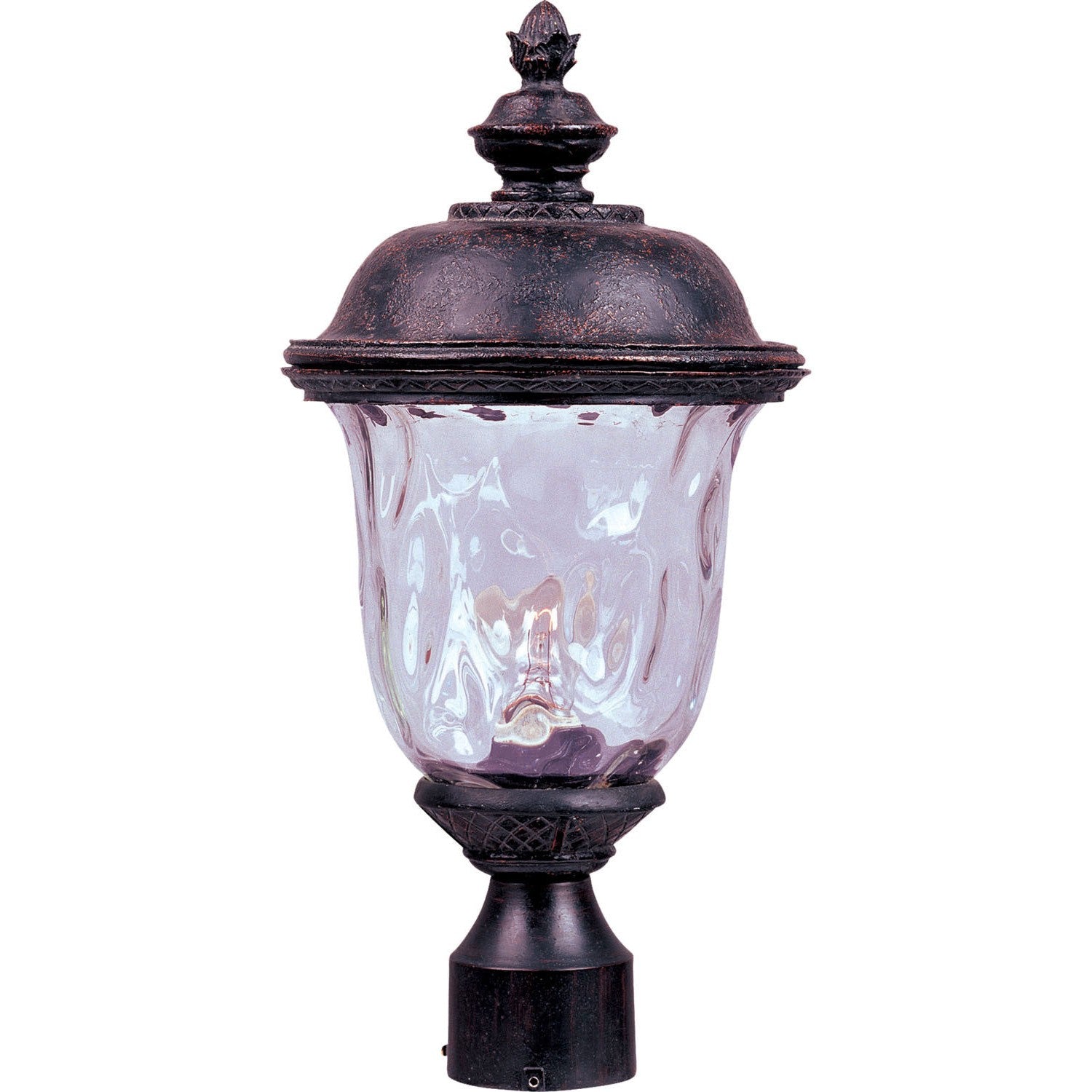 Maxim - 40426WGOB - One Light Outdoor Pole/Post Lantern - Carriage House VX - Oriental Bronze