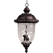Maxim - 40427WGOB - Three Light Outdoor Hanging Lantern - Carriage House VX - Oriental Bronze
