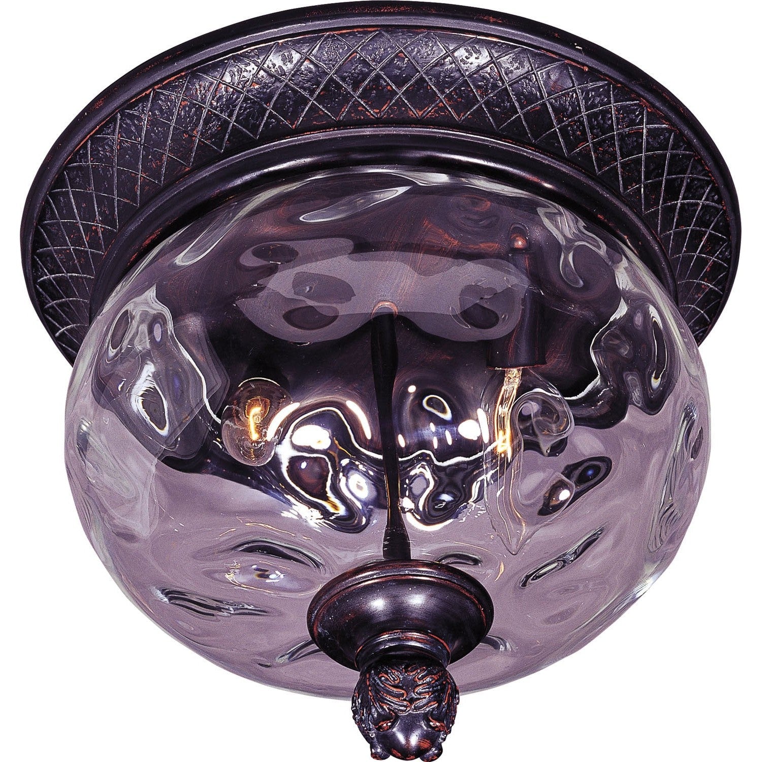 Maxim - 40429WGOB - Two Light Outdoor Ceiling Mount - Carriage House VX - Oriental Bronze