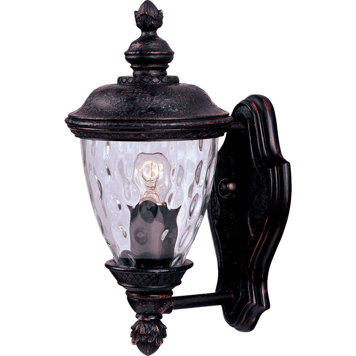 Maxim - 40495WGOB - One Light Outdoor Wall Lantern - Carriage House VX - Oriental Bronze