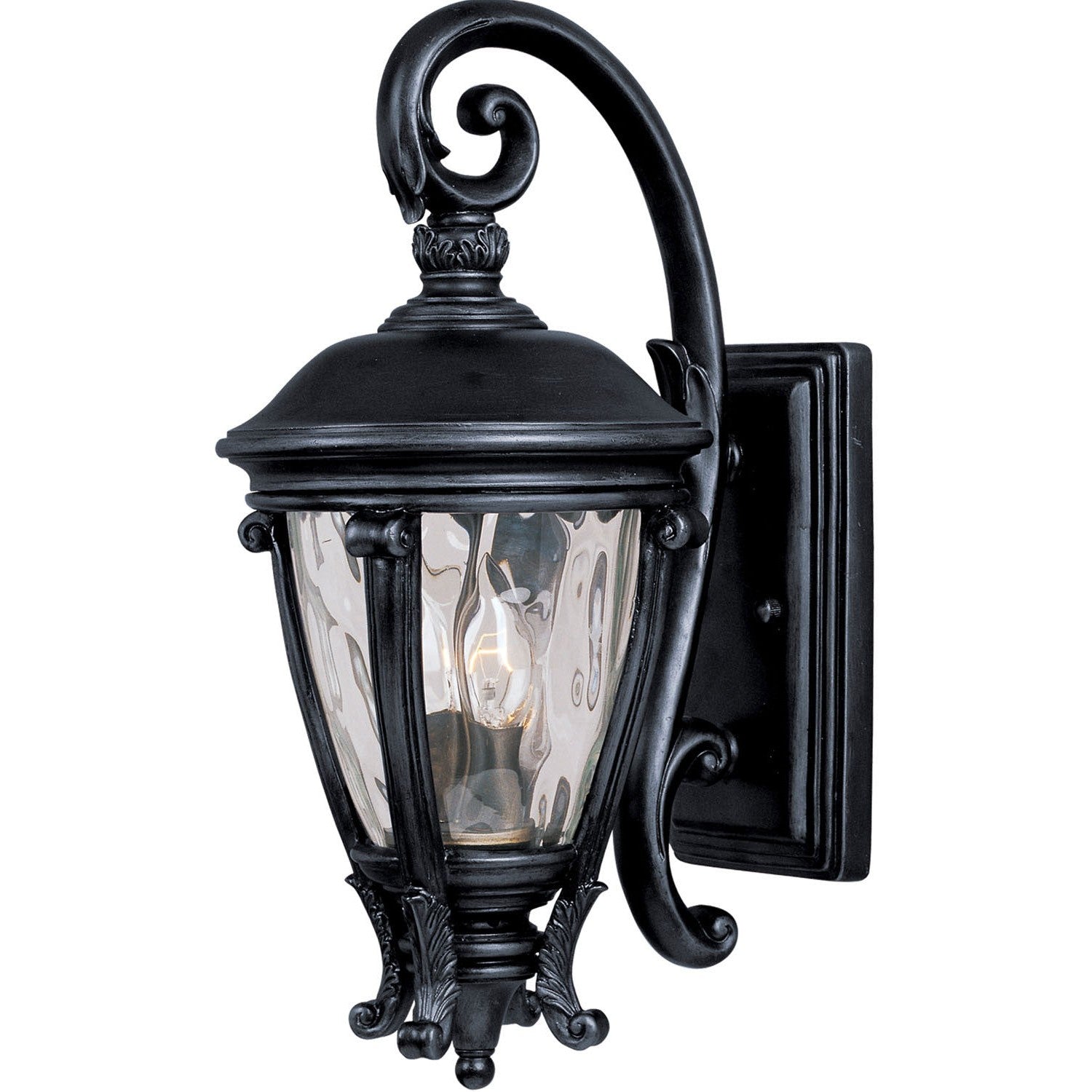 Maxim - 41424WGBK - Two Light Outdoor Wall Lantern - Camden VX - Black