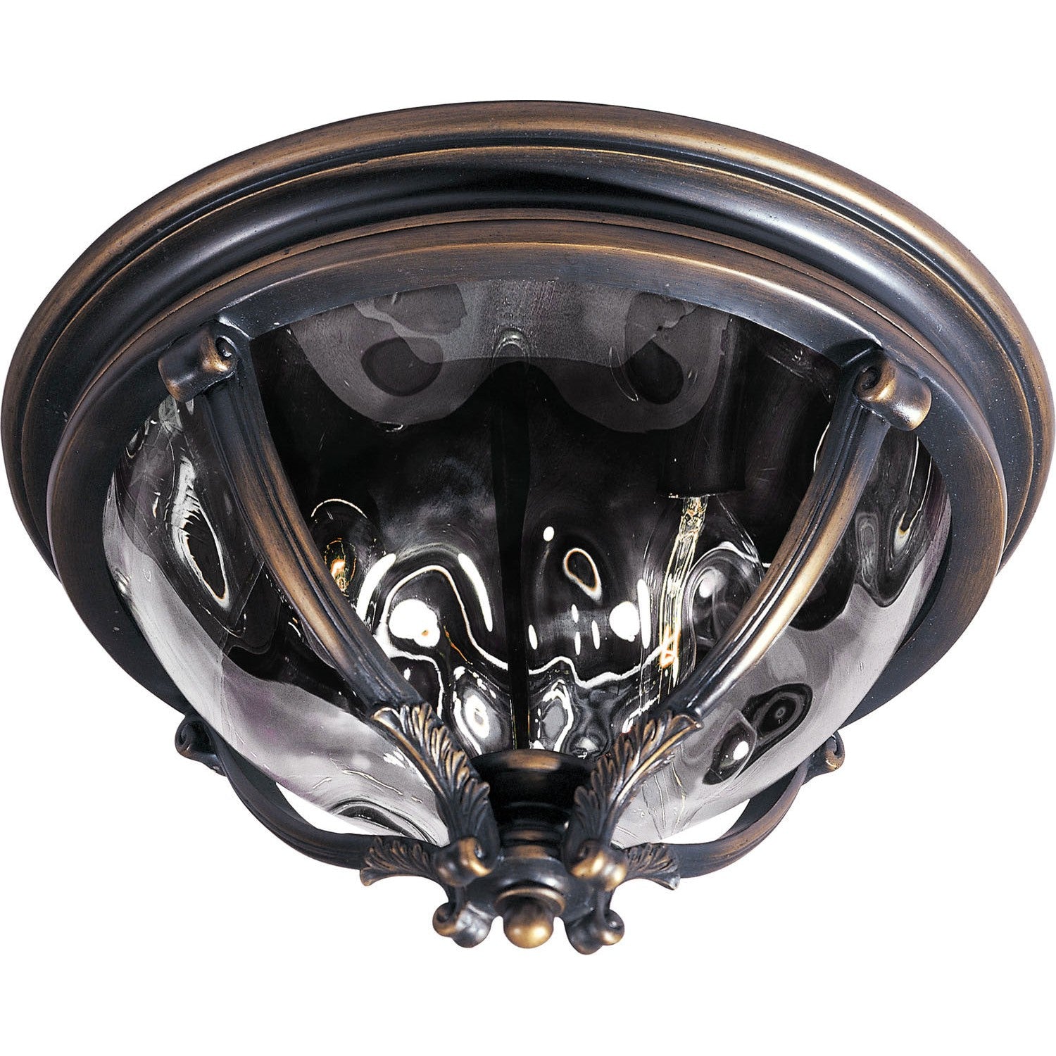 Maxim - 41420WGGO - Three Light Outdoor Ceiling Mount - Camden VX - Golden Bronze