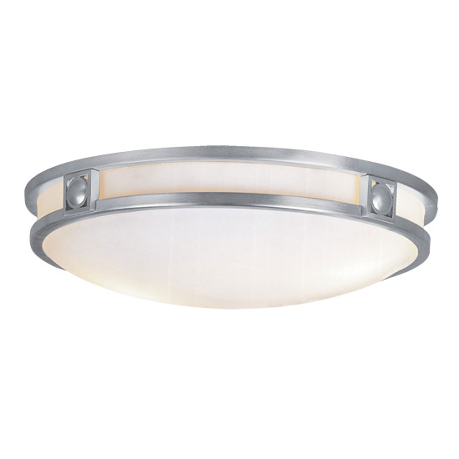 Livex Lighting - 4488-91 - Three Light Ceiling Mount - Titania - Brushed Nickel