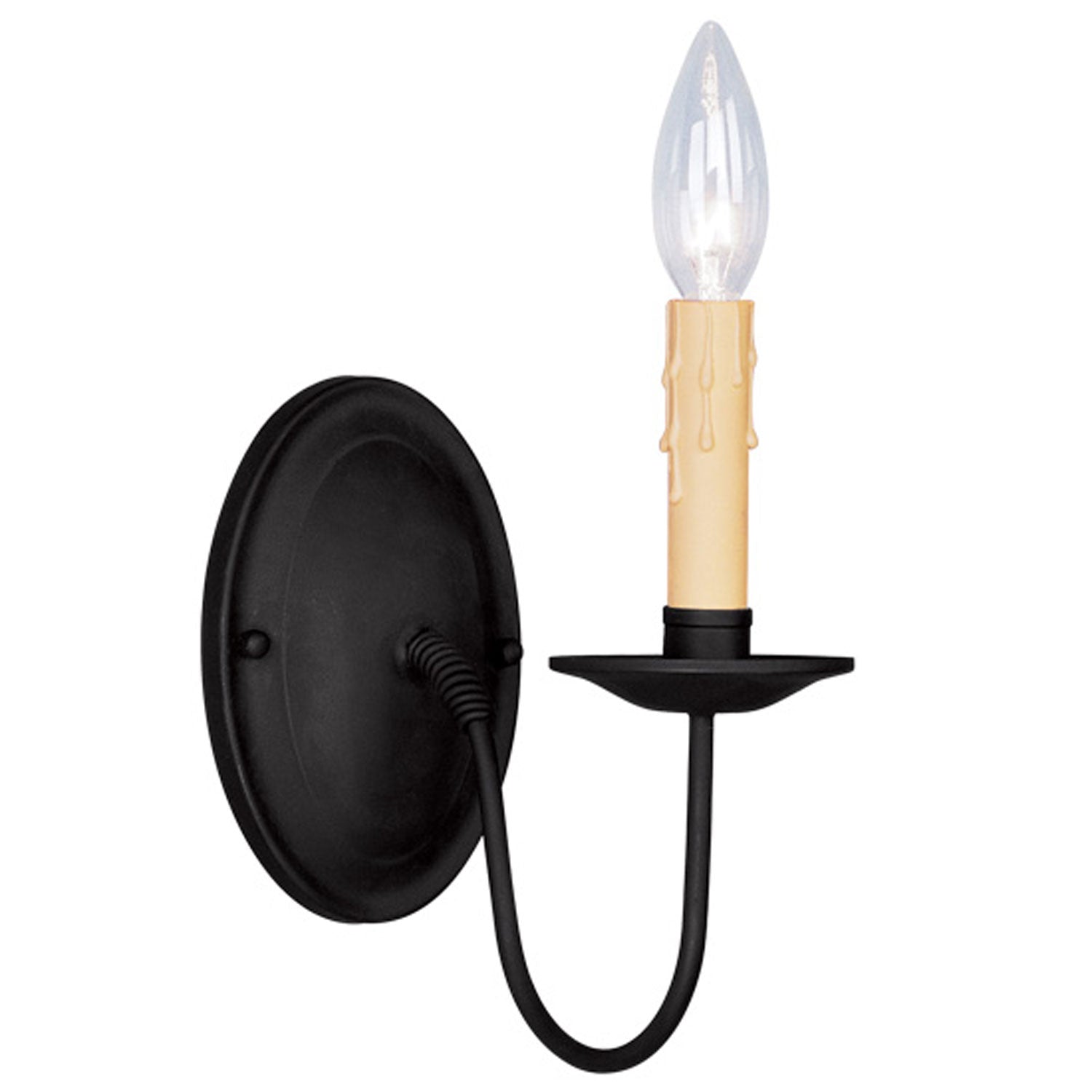 Livex Lighting - 4451-04 - One Light Wall Sconce - Heritage - Black