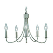 Framburg - 1004 PS - Five Light Chandelier - Maisonette - Polished Silver