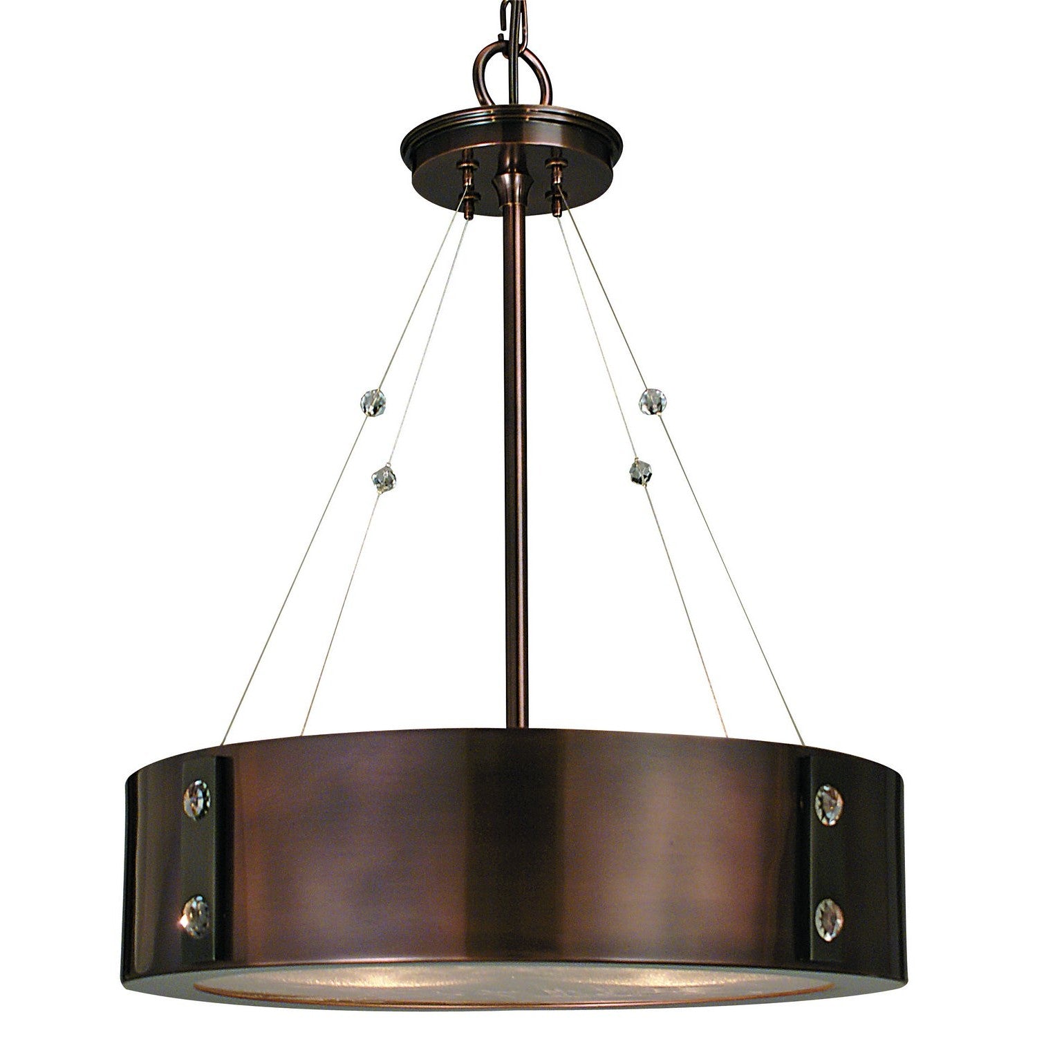 Framburg - 5392 RB/EB - Four Light Chandelier - Oracle - Roman Bronze w/Ebony