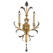 Fine Art Handcrafted Lighting - 760750ST - Two Light Wall Sconce - Beveled Arcs - Gold