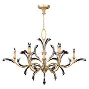 Fine Art Handcrafted Lighting - 761640ST - Eight Light Chandelier - Beveled Arcs - Gold