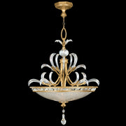 Fine Art Handcrafted Lighting - 761740ST - Three Light Pendant - Beveled Arcs - Gold
