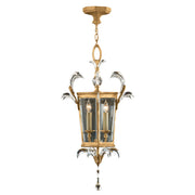 Fine Art Handcrafted Lighting - 762340ST - Three Light Lantern - Beveled Arcs - Gold