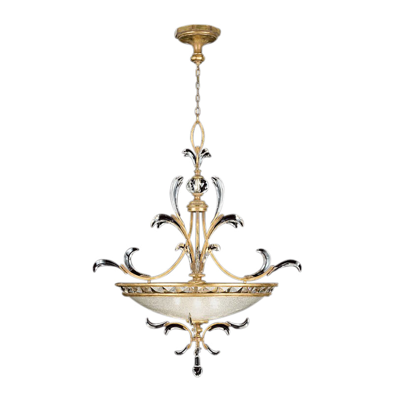 Fine Art Handcrafted Lighting - 762740ST - Three Light Pendant - Beveled Arcs - Gold