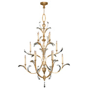 Fine Art Handcrafted Lighting - 767240ST - 16 Light Chandelier - Beveled Arcs - Gold