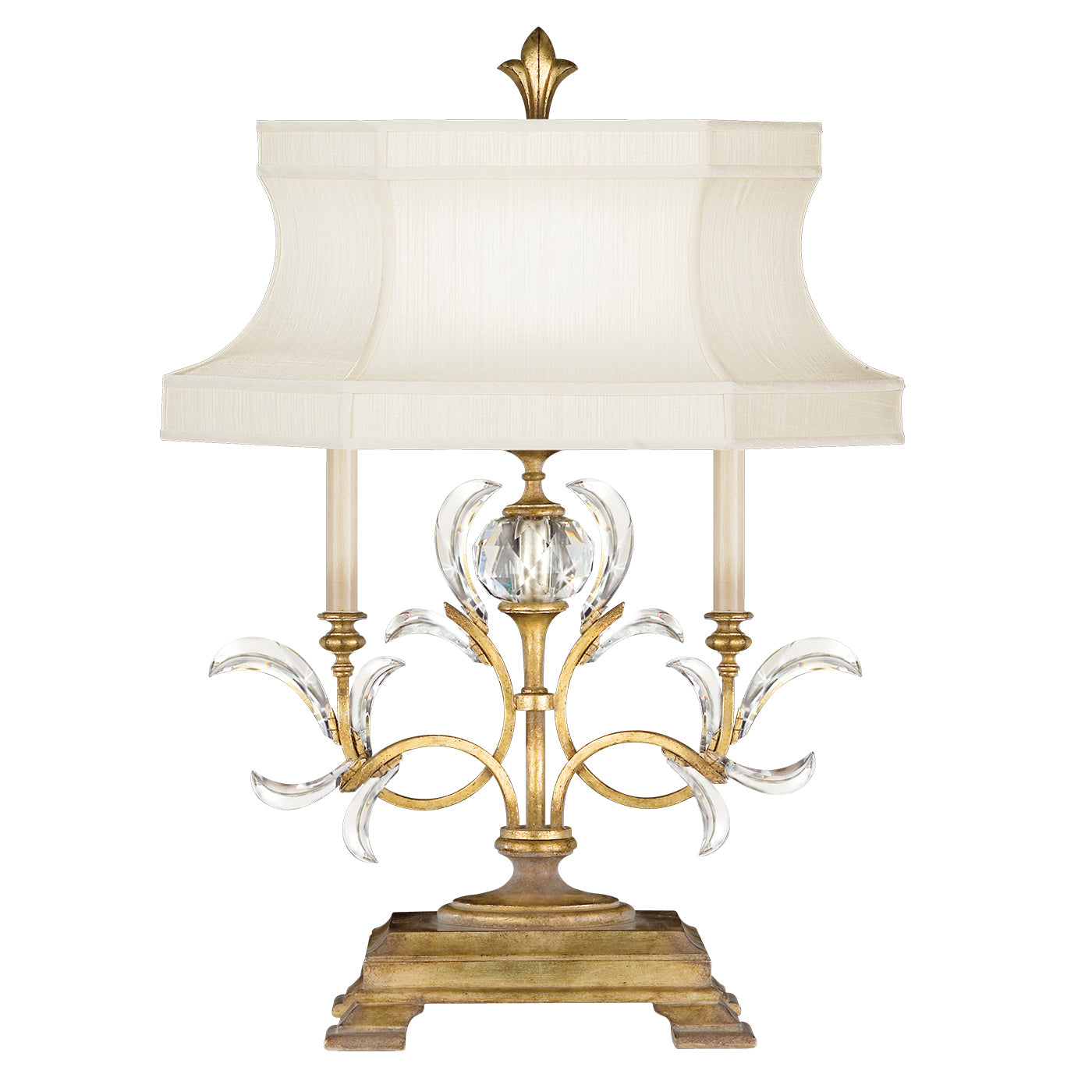 Fine Art Handcrafted Lighting - 769110ST - One Light Table Lamp - Beveled Arcs - Gold
