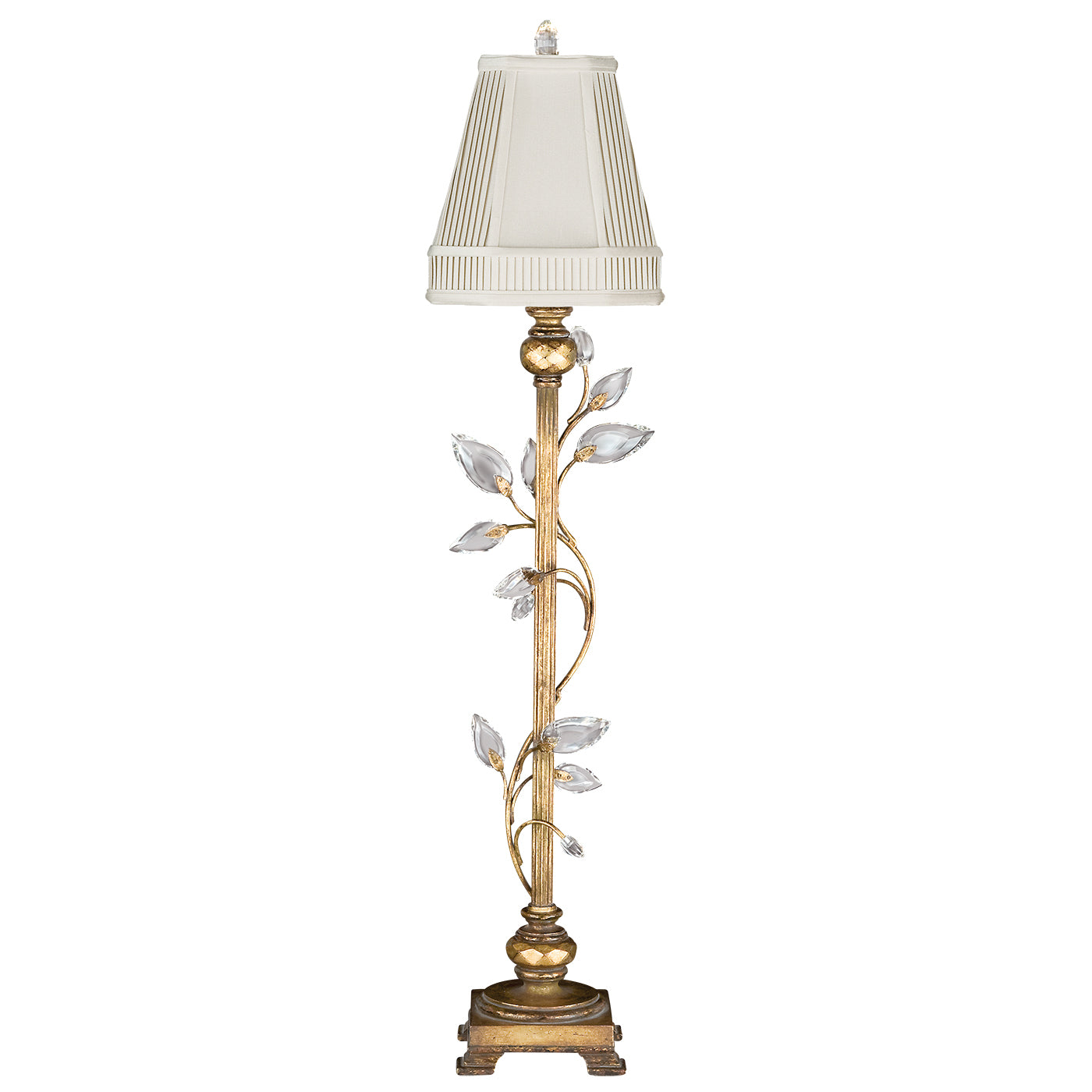 Fine Art Handcrafted Lighting - 775715ST - One Light Console Lamp - Crystal Laurel - Gold