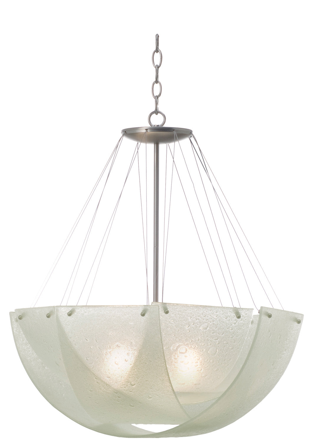 Kalco - 5098SN - Three Light Pendant - Cirrus - Satin Nickel