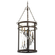 Kalco - 5804BZ - 12 Light Foyer Pendant - Morris - Bronze