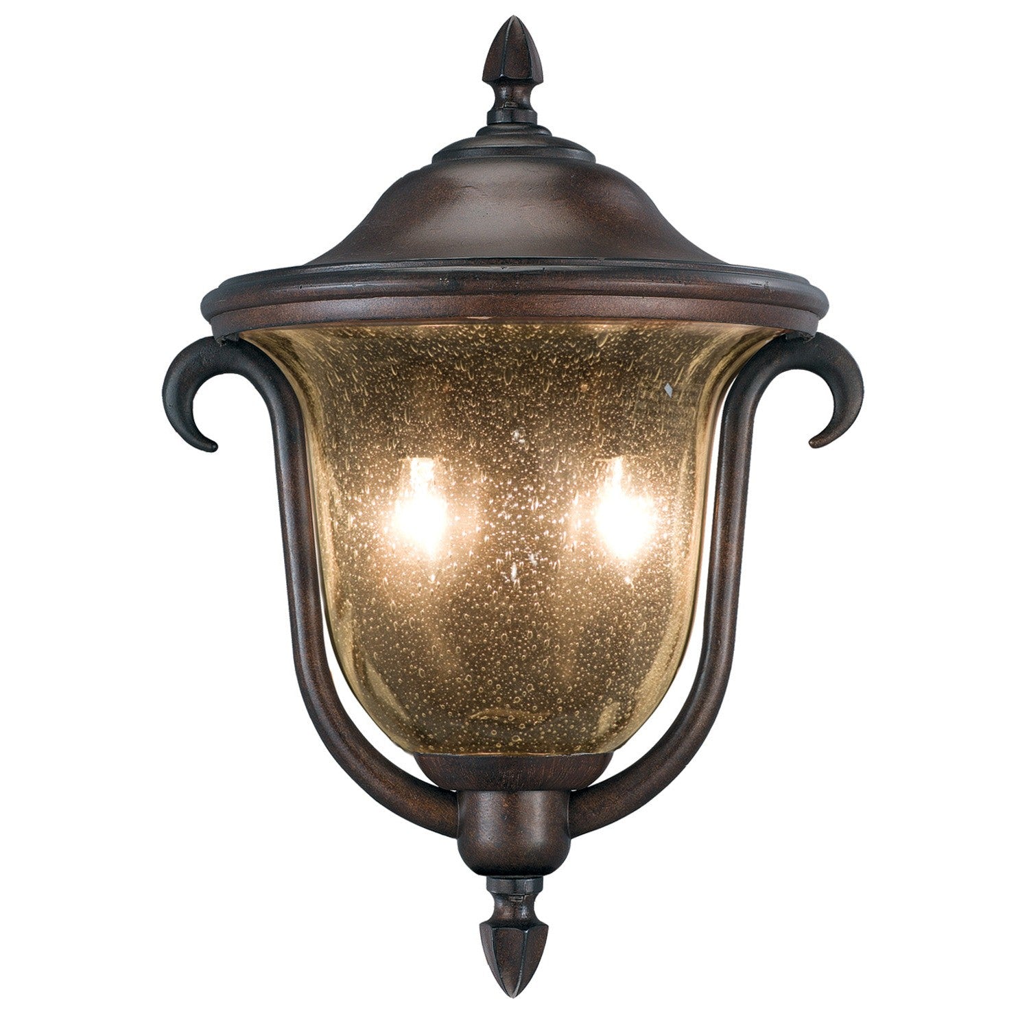 Kalco - 9000BB - Two Light Outdoor Porch Light - Santa Barbara Outdoor - Burnished Bronze